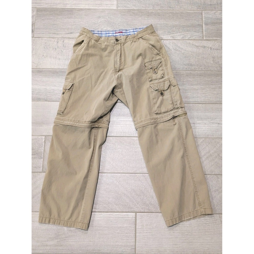 Plugg Convertible Pants Mens 32x30 Rave Baggy Skate Cargo Grunge 2000s Y2k VTG‎